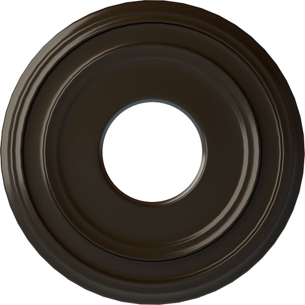 Ekena Millwork Classic Ceiling Medallion (Fits Canopies up to 7 1/4"), 12 3/8"OD x 4"ID x 1 1/8"P, Stone Hearth CM12CLSHF - main